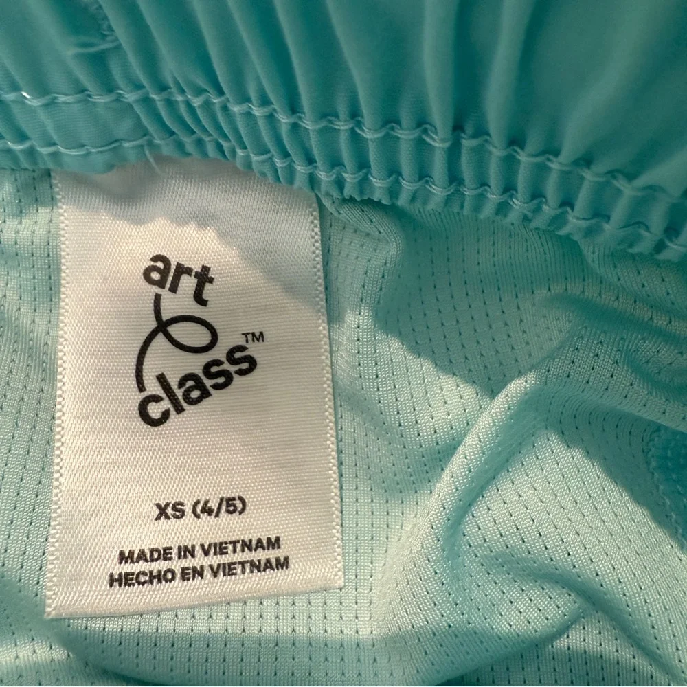Art Class Light Blue Drawstring Swim Trunk Size XS (4/5)